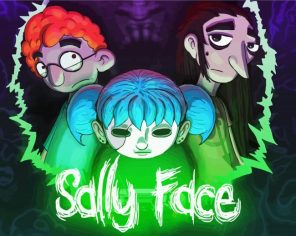 Sally Face Poster -Paint by Numbers