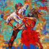 Salsa Couple Dancers Paint By Numbers