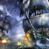 Sea Battles Under Rain paint by numbers