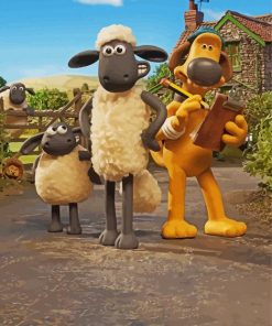 Shaun The Sheep Paint By Numbers