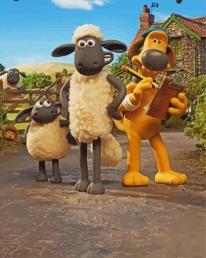 Shaun The Sheep Paint By Numbers