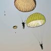 Silhouette Paratroopers Paint By Numbers