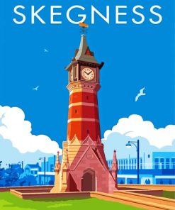 Skegness Poster paint by numbers