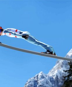 Ski Jumping Paint By Numbers