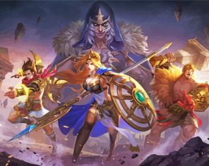 Smite Battle paint by numbers