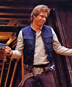 Smuggler Han Solo paint by numbers