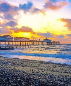 Southwold Pier At Sunset paint by numbers