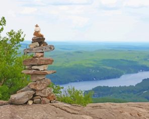 Stones In Mount Major paint by numbers