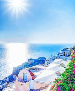 Santorini Summer Paint By Paintings