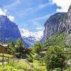 Switzerland Mountains Paint by Numbers