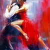 Tango Dancer Couple Paint by Numbers