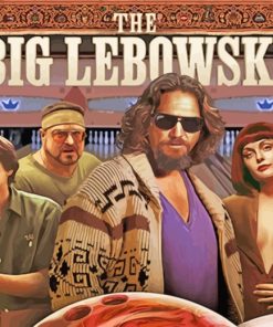 The Big Lebowski Film Paint by Numbers