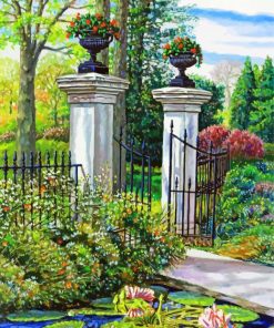 Garden Gate Paint by Numbers