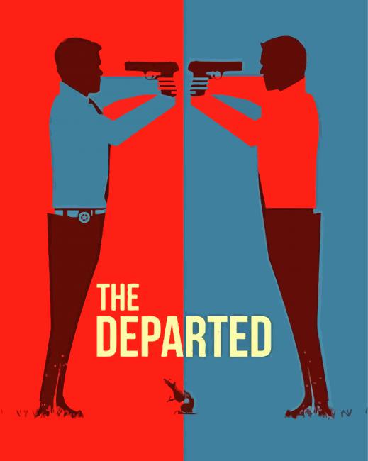 The Departed Illustration paint by numbers