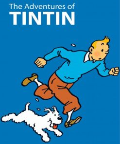 Tintin Poster Paint By Numbers