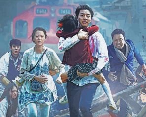 Train To Busan Korean Movie paint by numbers