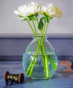 Tulips Flowers In Jar Paint By Numbers