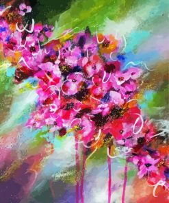 Abstract Blossoms Art Paint By Numbers