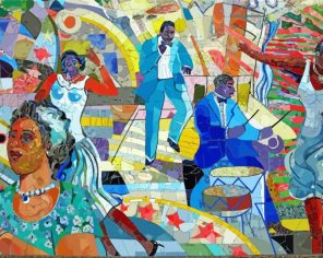 Harlem Renaissance paint by numbers