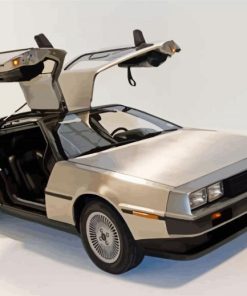 Vintage Delorean Paint By Numbers