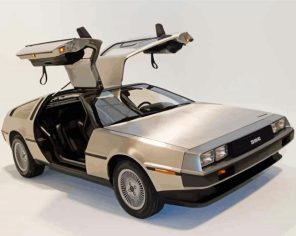 Vintage Delorean Paint By Numbers