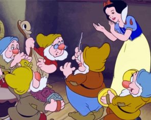 Disney Dwarfs Paint By Numbers