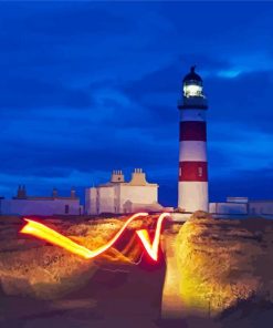 Point Of Ayre Lighthouse Paint By Numbers