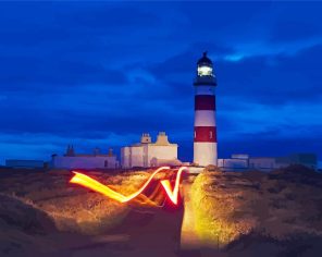 Point Of Ayre Lighthouse Paint By Numbers