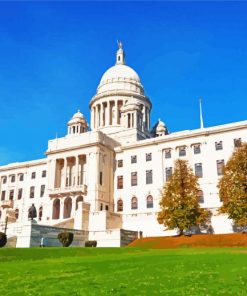 Rhode State Capitol Paint by Numbers