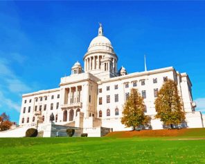 Rhode State Capitol Paint by Numbers