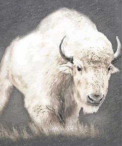 White Bison paint by numbers