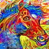 Impressionist Horse Paint by Numbers