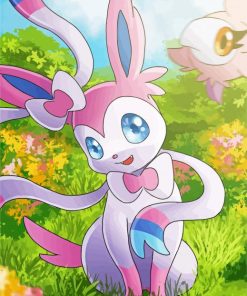 Sylveon Pokemon Paint By Numbers