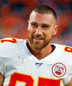 Travis Kelce Paint by Numbers