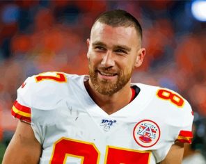 Travis Kelce Paint by Numbers