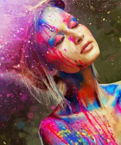 Colorful Girl Paint by Numbers