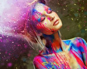 Colorful Girl Paint by Numbers