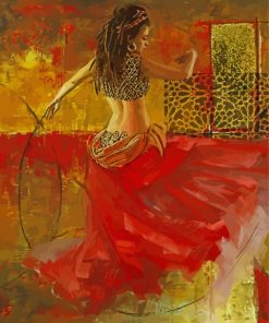 Belly Dancer Art paint by numbers