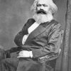 Black And White Karl Marx paint by numbers