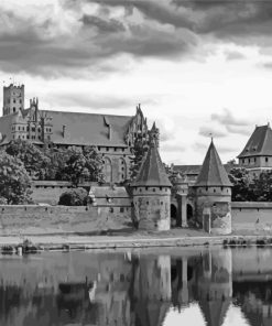 Malbork Castle paint by numbers