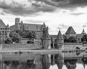 Malbork Castle paint by numbers