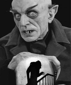 Monochrome Nosferatu Paint By Numbers