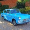 Blue Ford Anglia Paint By Numbers