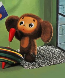 Cheburashka Anime Paint By Numbers