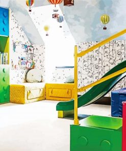 Colorful Kids Room Paint By Numbers