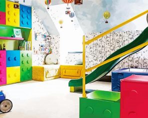 Colorful Kids Room Paint By Numbers