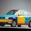 Volkswagen Golf Paint By Numbers