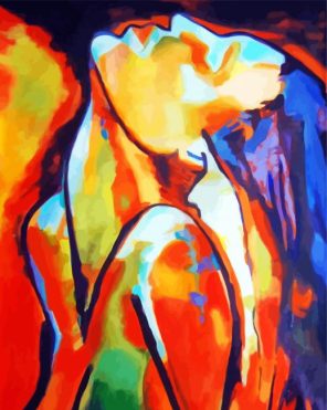 Colorful Woman Helena Lam paint by numbers