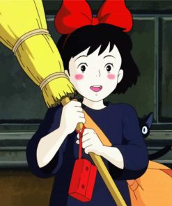 Cute Kiki Delivery Paint By Numbers