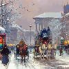 Paris In Winter Paint By Numbers